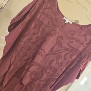 CAbi Pink Blouse Relaxed Fit